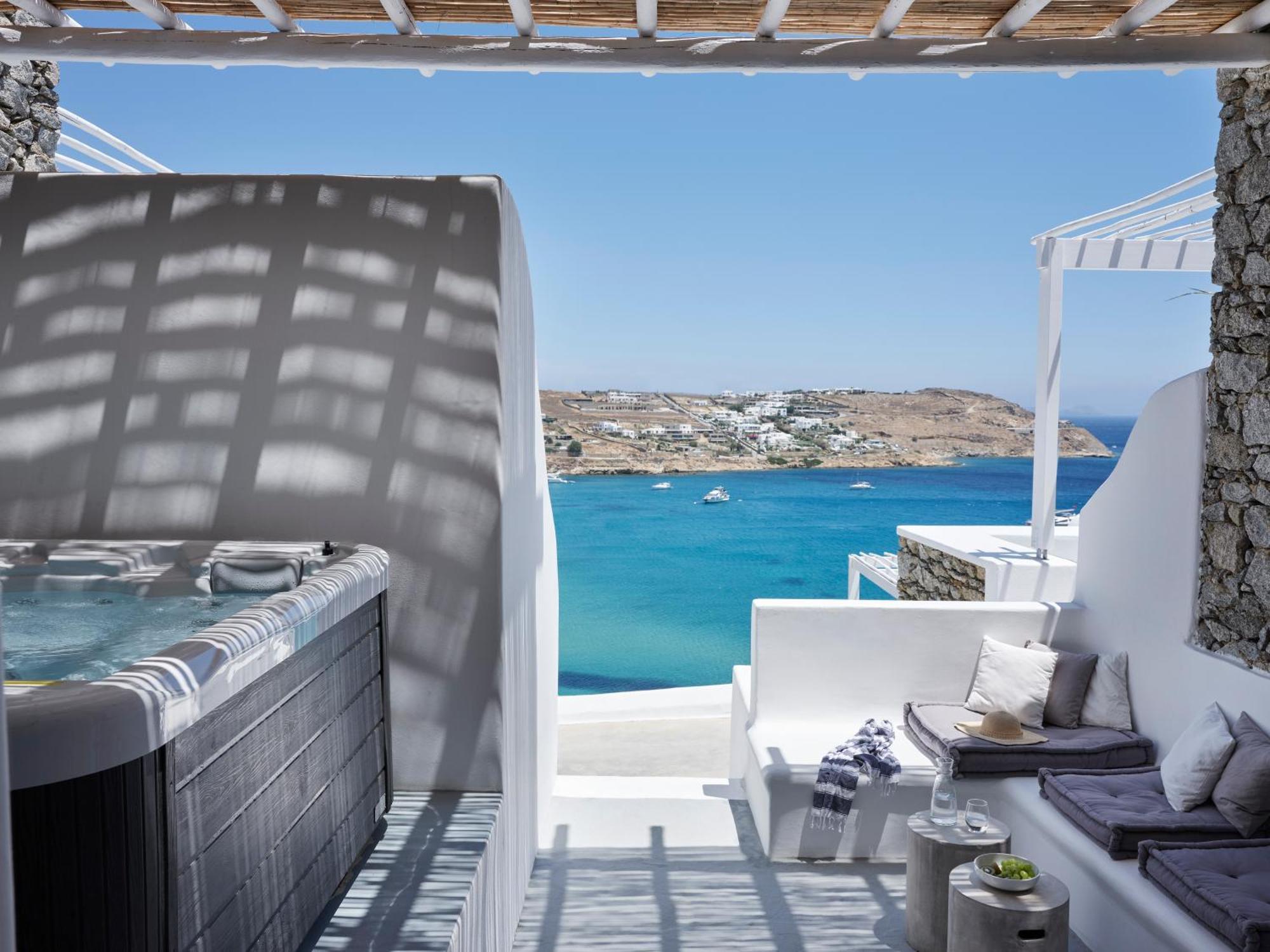 Hotel Pietra e Mare Kalo Livadi Esterno foto
